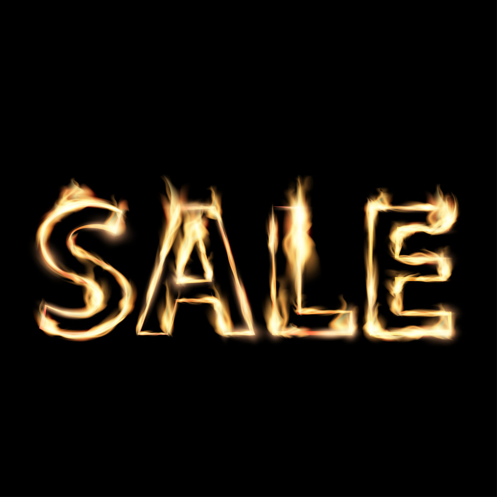 47279938 - word sale in fire.