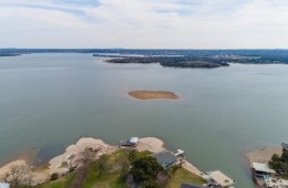 Hidden Sand Bars Beneath the Surface of Lake LBJ